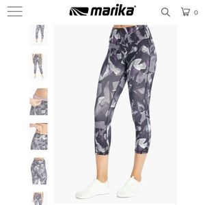 Marika sport leggings 4-6 small